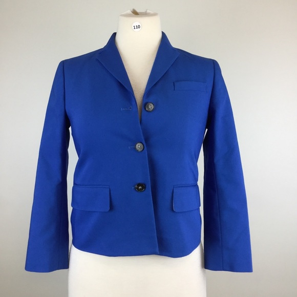 Ann Taylor Jackets & Blazers - Ann Taylor Blue Three Button Blazer Size 0